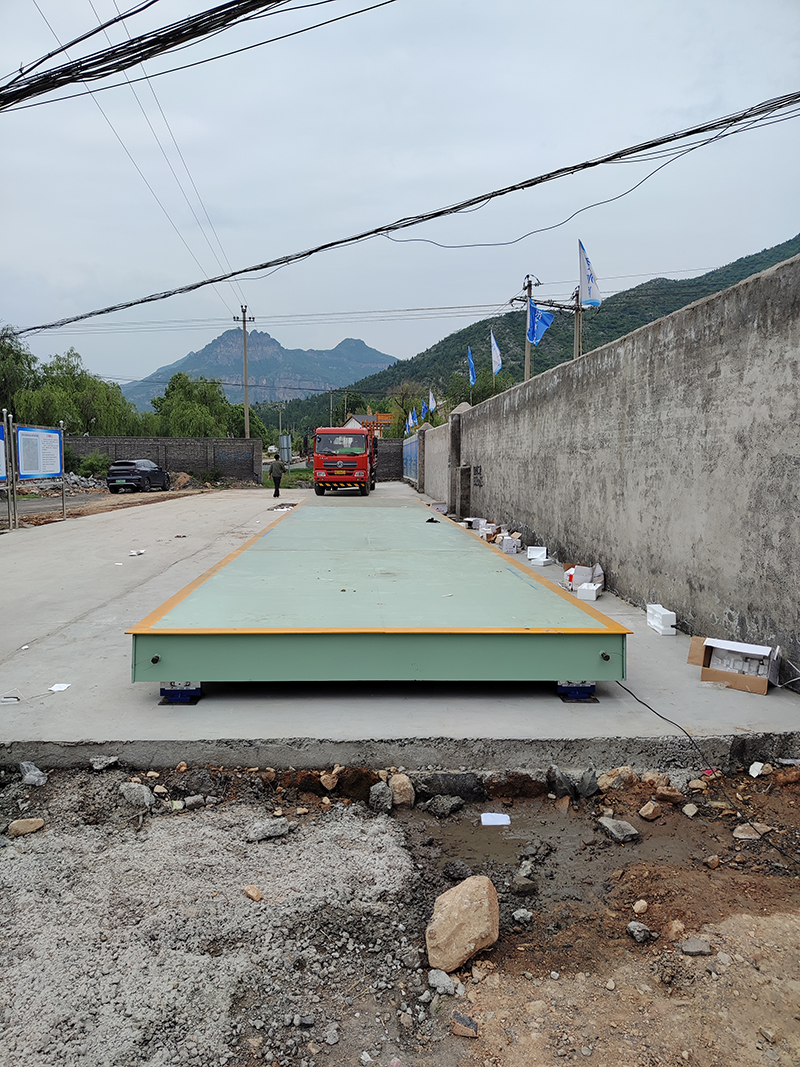 濟源3/16米100噸地磅安裝調試完畢！